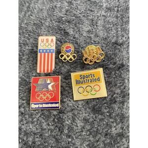 Olympic Vintage Pins USA Sport Illustrated Lot